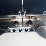 Kuchnia w przyczepie kempingowej - Hobby Prestige 650 UMFe